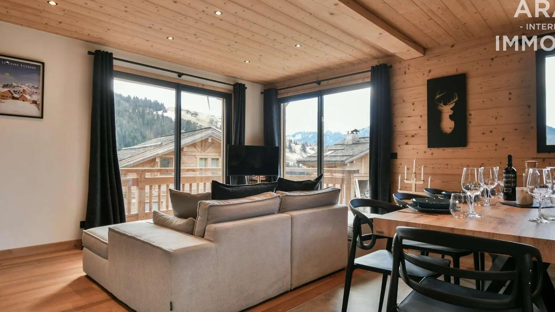 Chalet Mitoyen Luxueux 8 Pers, 3 Chambres Confortables Pour Une Escapade Alpestre Inoubliable - Fr-1-391-168 Le Grand-Bornand