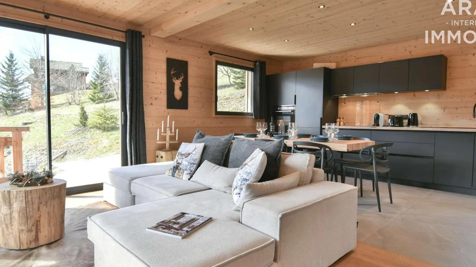 Chalet Mitoyen Luxueux 8 Pers, 3 Chambres Confortables Pour Une Escapade Alpestre Inoubliable - Fr-1-391-168 location