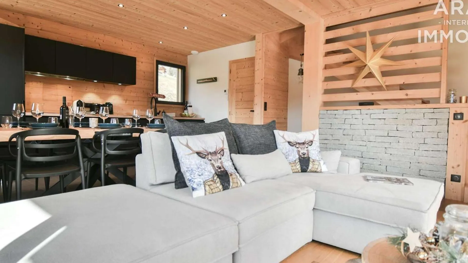 Chalet Mitoyen Luxueux 8 Pers, 3 Chambres Confortables Pour Une Escapade Alpestre Inoubliable - Fr-1-391-168 Le Grand-Bornand 0*,